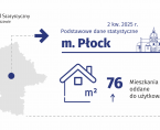 Podstawowe dane statystyczne o Płocku. 2 kw. 2025 r. Foto