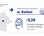 Podstawowe dane statystyczne o Radomiu. 4 kw. 2024 r. Foto