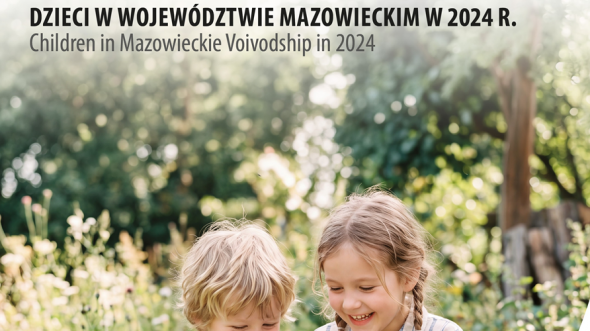 Okładka publikacji Dzieci w województwie mazowieckim w 2024 r.