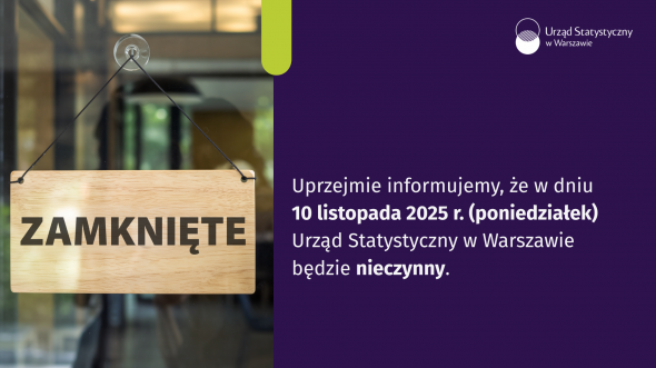 10 listopada 2025 r. (poniedziałek) Urząd będzie nieczynny.