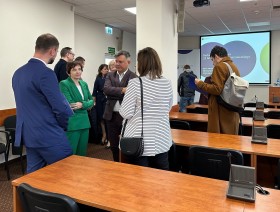 Pani Agnieszka Ajdyn - dyrektor Urzędu udziale wywiadu