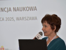Pani Agnieszka Ajdyn - dyrektor Urzędu Statystycznego w Warszawie