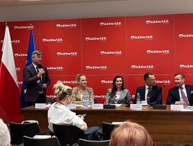 Wystąpienie Pana Tomasza Zegara - zastępcy dyrektora Urzędu Statystycznego w Warszawie